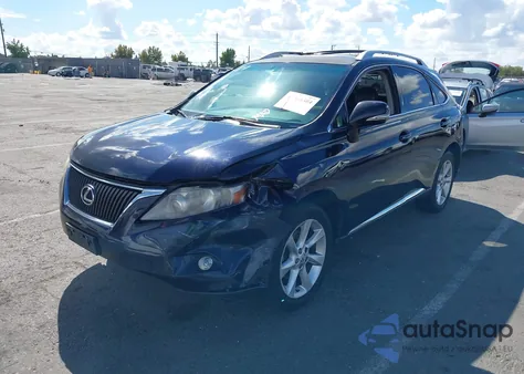2010 Lexus Rx 350 из США, поврежденный, VIN 2T2BK1BA8AC043339